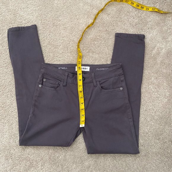 EUC DL1961 Florence cropped graphite jeans size 25 - Picture 3 of 8